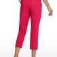 Stretch Cropped Pants with Pockets 23''