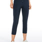 Stretch Cropped Pants with Pockets 23''