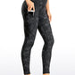 Thermal Fleece Lined Pocket Leggings 28''