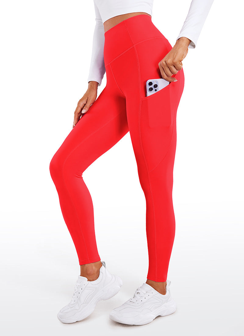 Thermal Fleece Lined Pocket Leggings 28''