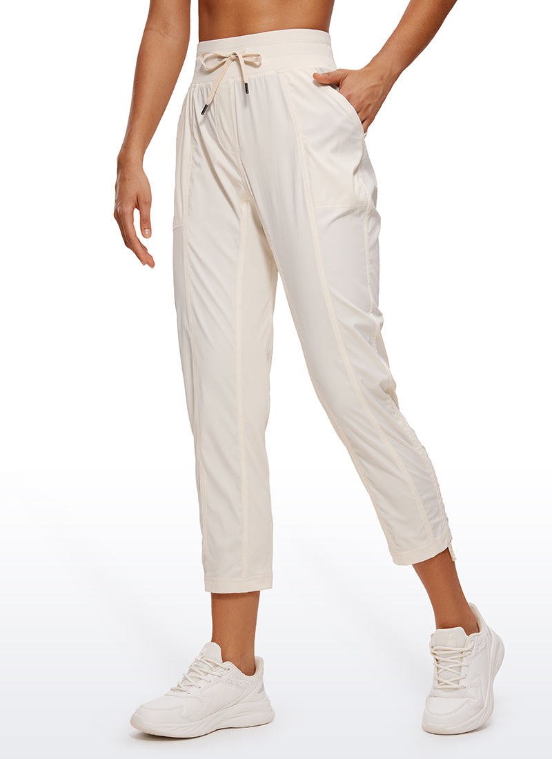 Striped Pants with Pockets 25''- Cinched Leg