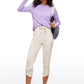 Striped Pants with Pockets 25''- Cinched Leg