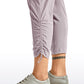 Striped Pants with Pockets 25''- Cinched Leg