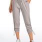 Striped Pants with Pockets 25''- Cinched Leg