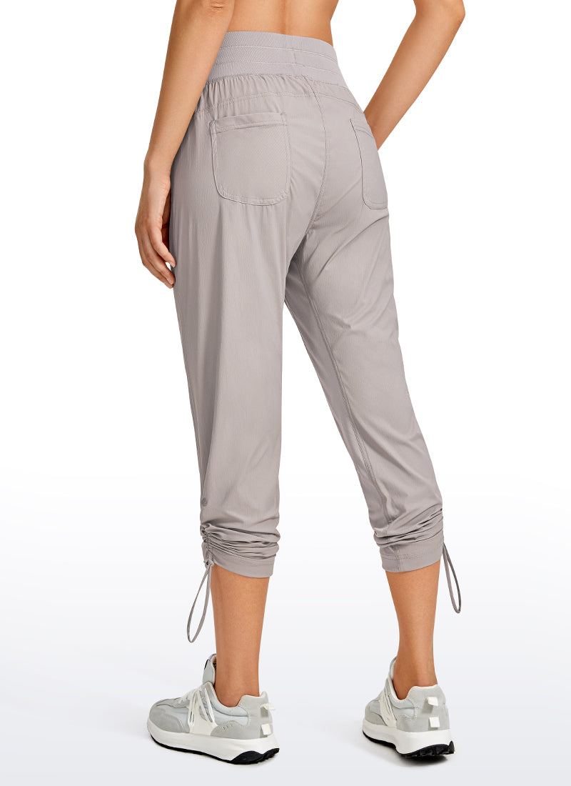 Striped Pants with Pockets 25''- Cinched Leg