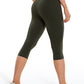 Butterluxe Yoga Pockets Capris Leggings 17''