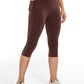 Butterluxe Yoga Pockets Capris Leggings 17''