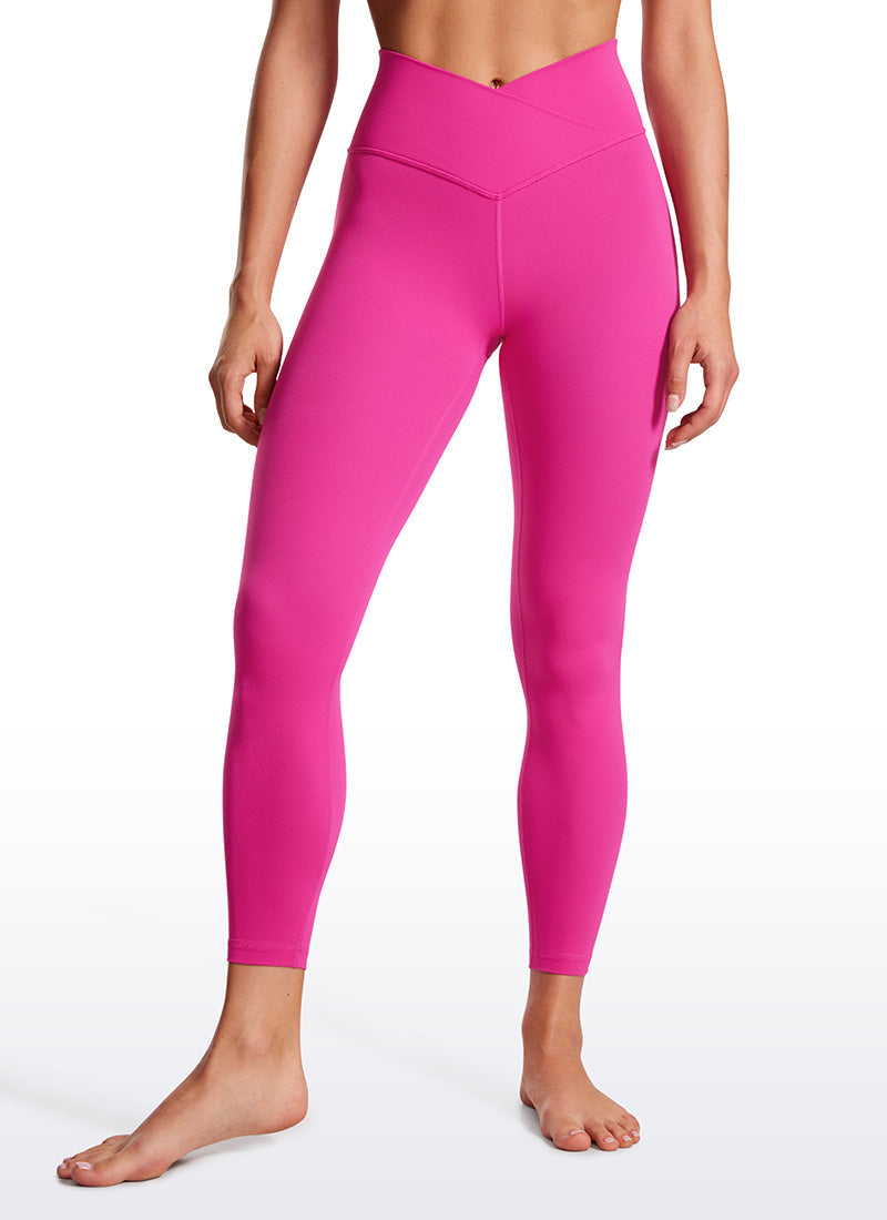 Butterluxe Yoga Leggings 25''- V Cross Waist