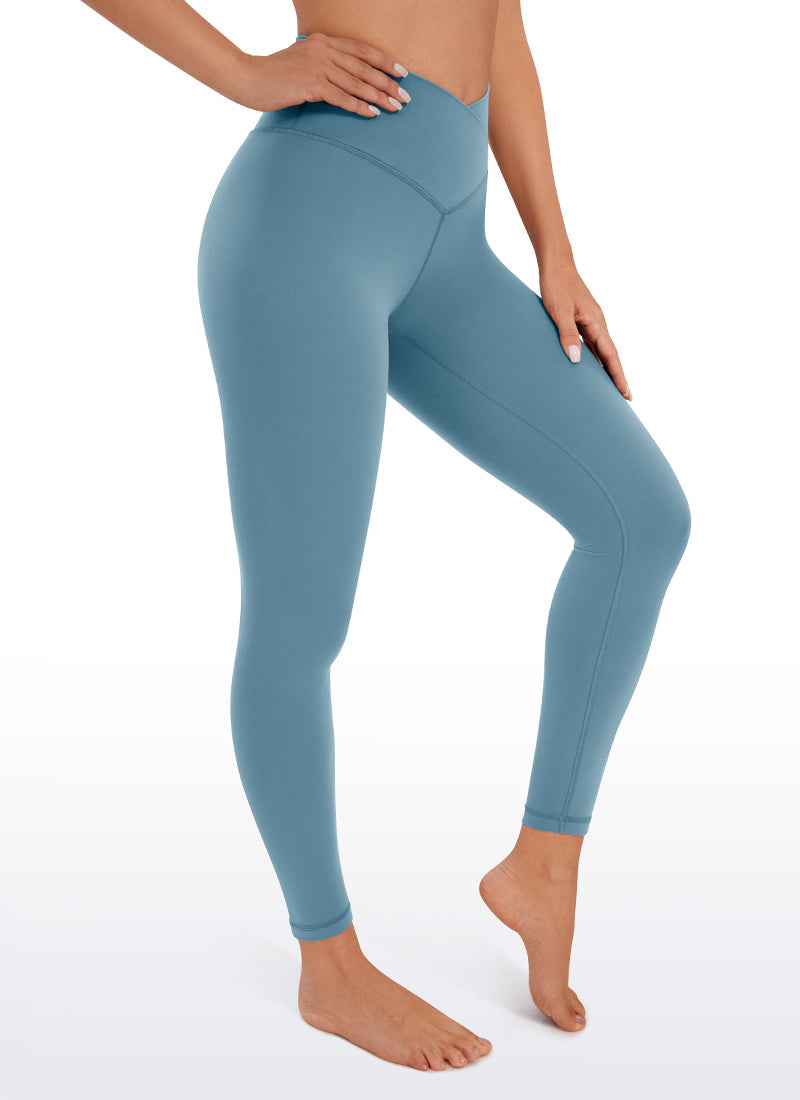 Butterluxe Yoga Leggings 25''- V Cross Waist