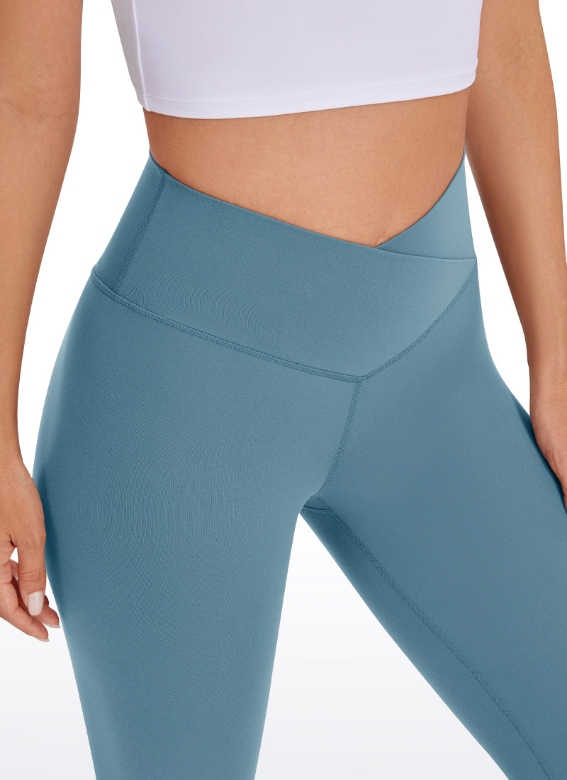 Butterluxe Yoga Leggings 25''- V Cross Waist