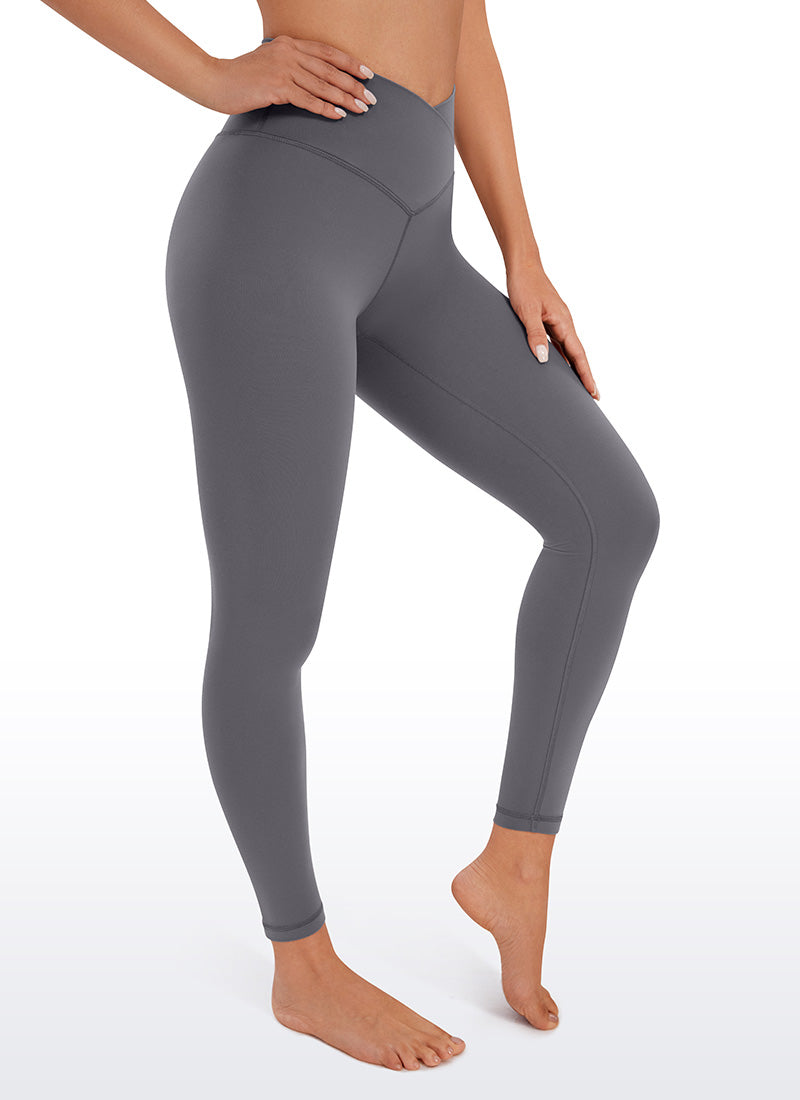 Butterluxe Yoga Leggings 25''- V Cross Waist