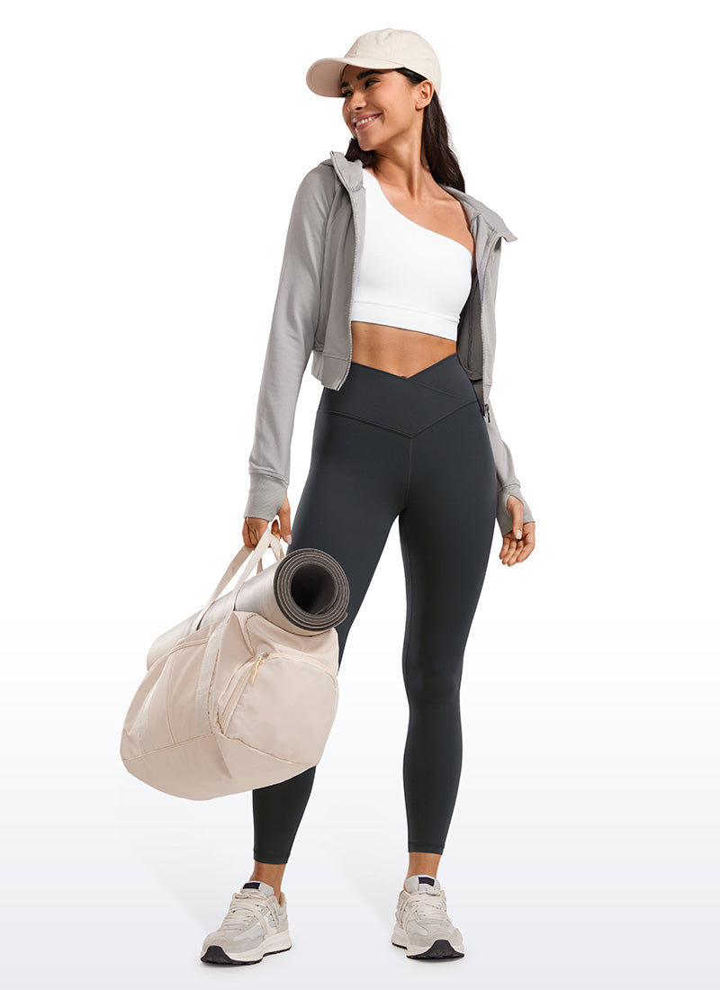 Butterluxe Yoga Leggings 25''- V Cross Waist