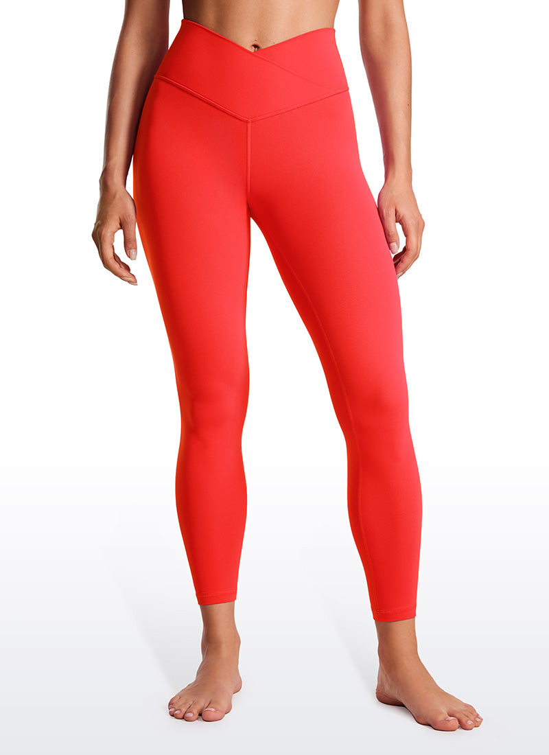 Butterluxe Yoga Leggings 25''- V Cross Waist