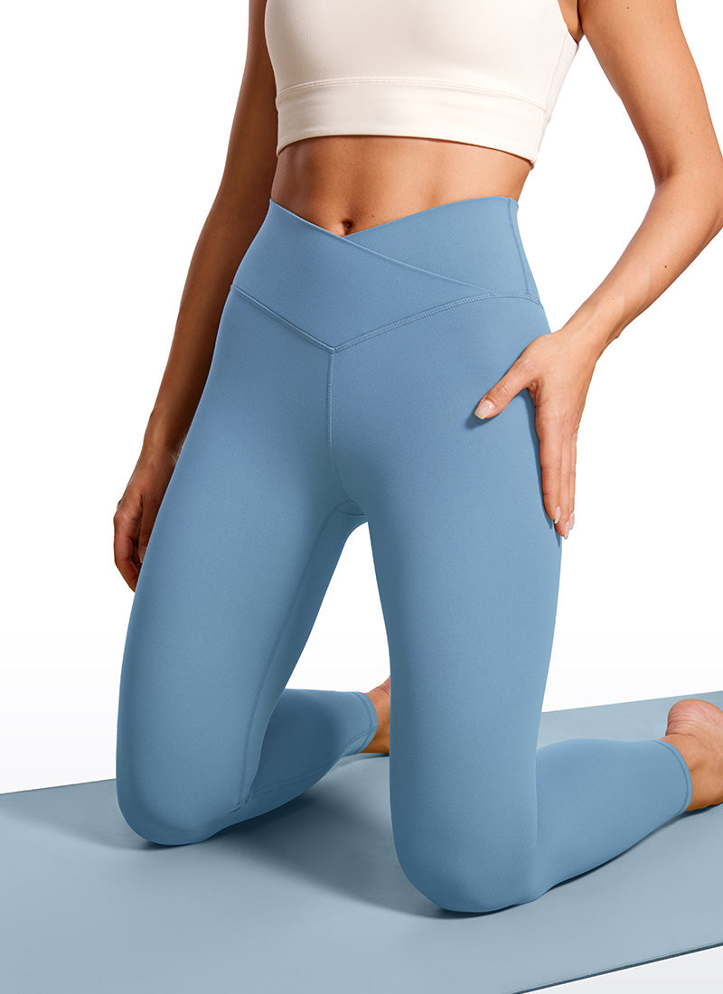 Butterluxe Yoga Leggings 25''- V Cross Waist