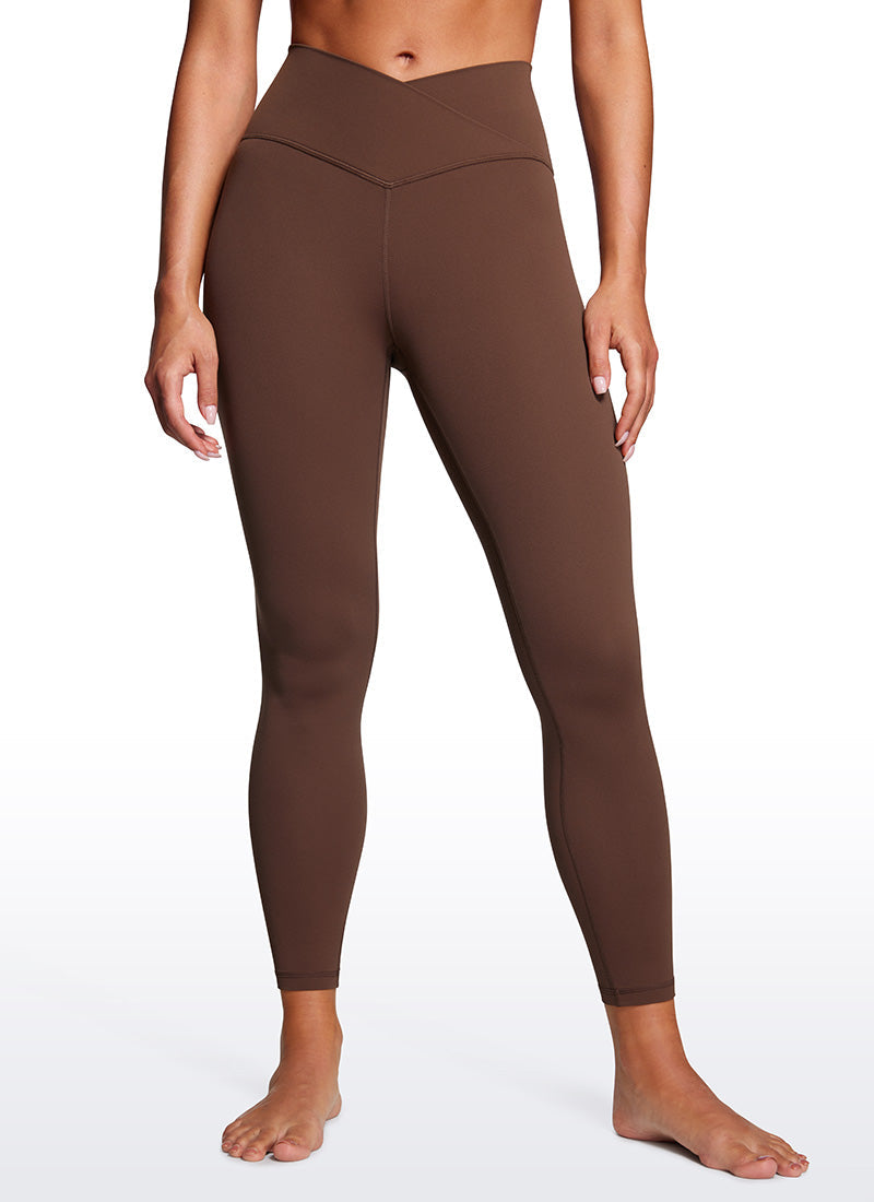 Butterluxe Yoga Leggings 25''- V Cross Waist