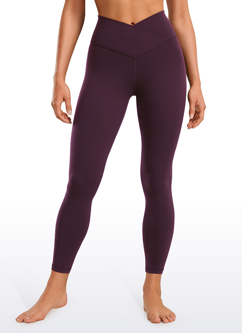 Butterluxe Yoga Leggings 25''- V Cross Waist