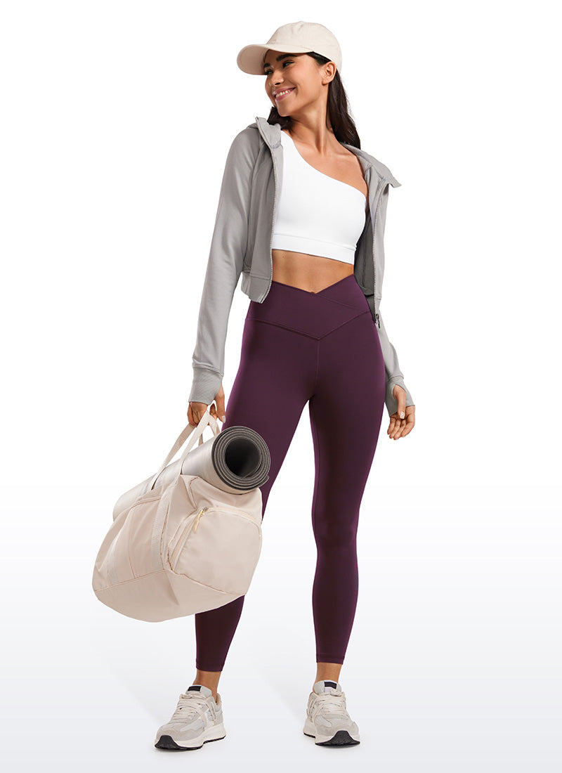 Butterluxe Yoga Leggings 25''- V Cross Waist