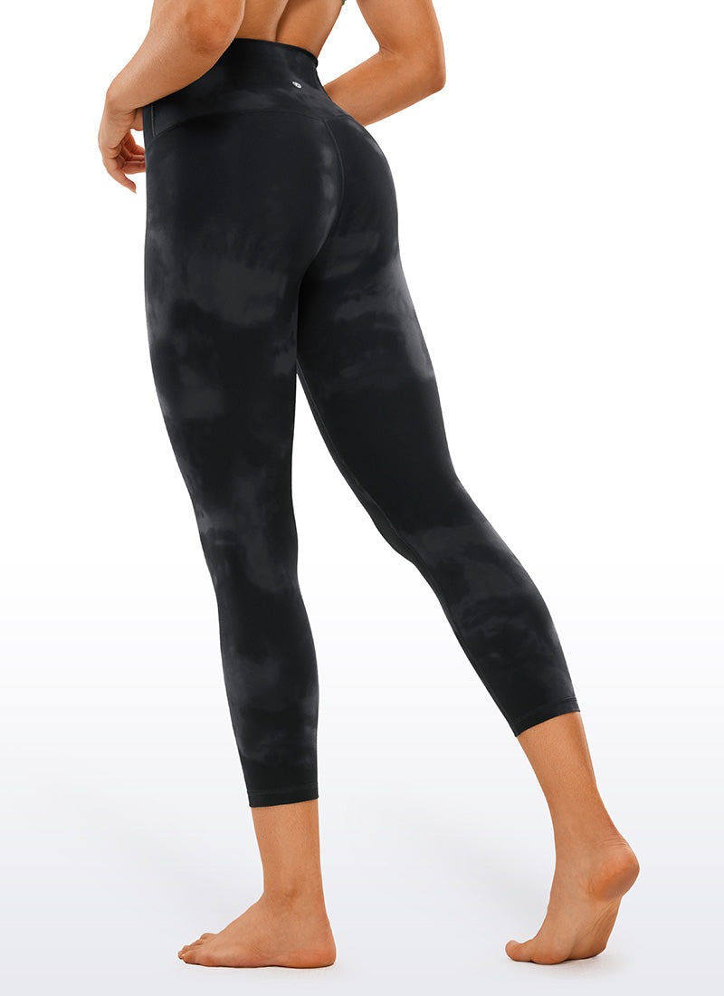 Butterluxe Capris Leggings 23"- V Cross Waist