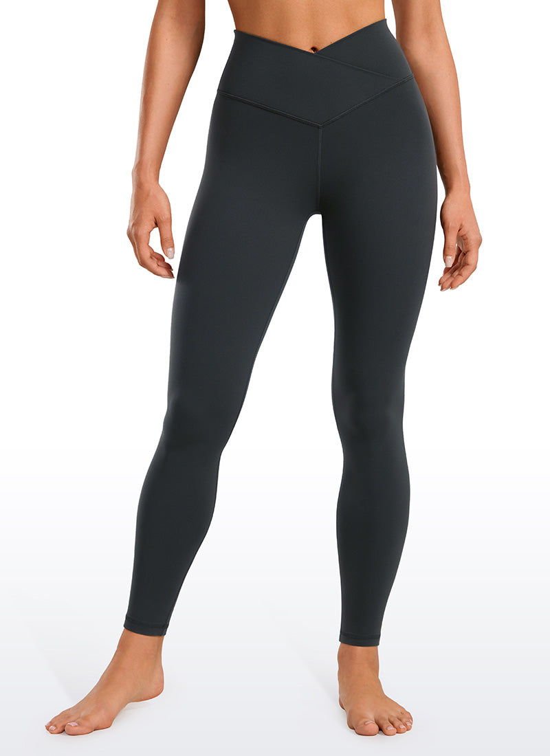 Butterluxe Yoga Leggings 28''- V Cross Waist