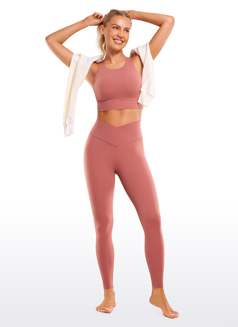 Butterluxe Yoga Leggings 28''- V Cross Waist