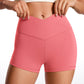 Butterluxe Shorts 3"- V Cross Waist