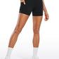 Butterluxe Yoga Pockets Shorts 4''- V Cross Waist