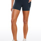 Butterluxe Yoga Pockets Shorts 4''- V Cross Waist