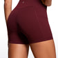 Butterluxe Yoga Pockets Shorts 4''- V Cross Waist