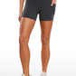 Butterluxe Yoga Pockets Shorts 4''- V Cross Waist