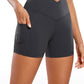 Butterluxe Yoga Pockets Shorts 4''- V Cross Waist