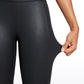 Butterluxe Matte Faux Leather Leggings with Back Pockets 25"