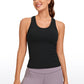 Butterluxe Waist-Length Crewneck Tank Racerback