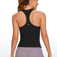 Butterluxe Waist-Length Crewneck Tank Racerback