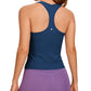 Butterluxe Waist-Length Crewneck Tank Racerback