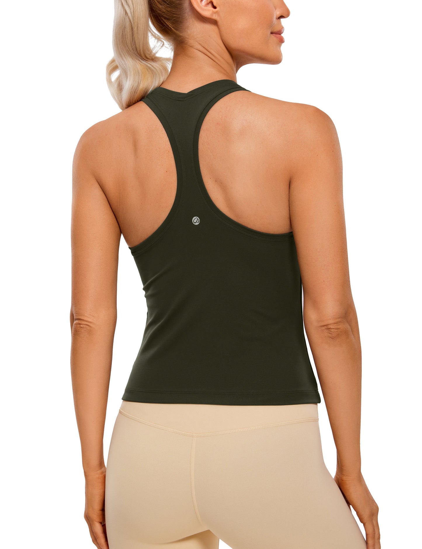 Butterluxe Waist-Length Crewneck Tank Racerback