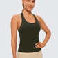 Butterluxe Waist-Length Crewneck Tank Racerback