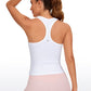 Butterluxe Waist-Length Crewneck Tank Racerback