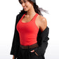 Butterluxe Waist-Length Crewneck Tank Racerback