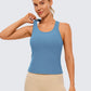 Butterluxe Waist-Length Crewneck Tank Racerback