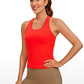 Butterluxe Waist-Length Crewneck Tank Racerback