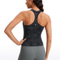 Butterluxe Waist-Length Crewneck Tank Racerback