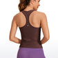 Butterluxe Waist-Length Crewneck Tank Racerback