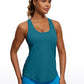 Pima Cotton Hip-Length Tank Racerback