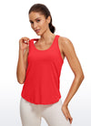 Pima Cotton Hip-Length Tank Racerback