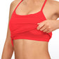 Butterluxe Hip Length Built-in Bra Tank Y Back