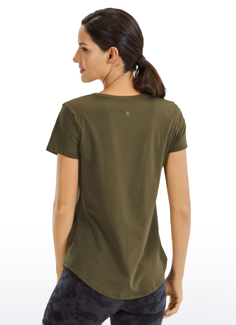 Pima Cotton Short Sleeves