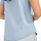 Pima Cotton Short Sleeves Round Neck