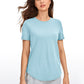 Pima Cotton Short Sleeves Round Neck