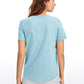 Pima Cotton Short Sleeves Round Neck