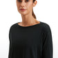 Pima Cotton Long Sleeves Boat Neck